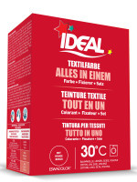 IDEAL / ESWACOLOR  Teinture textile NOIR pour coton, lin, viscose