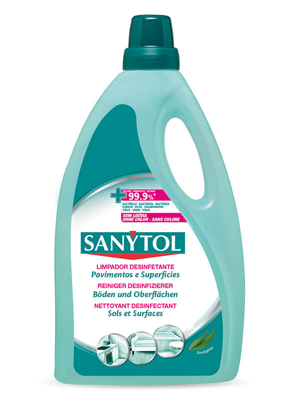 Sanytol, Produits Ménagers désinfectants sans javel pour toute la maison, SANYTOL