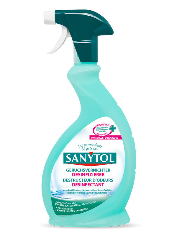 Sanytol Désodorisant Textiles Désinfectant 500ml, désinfectant linge 